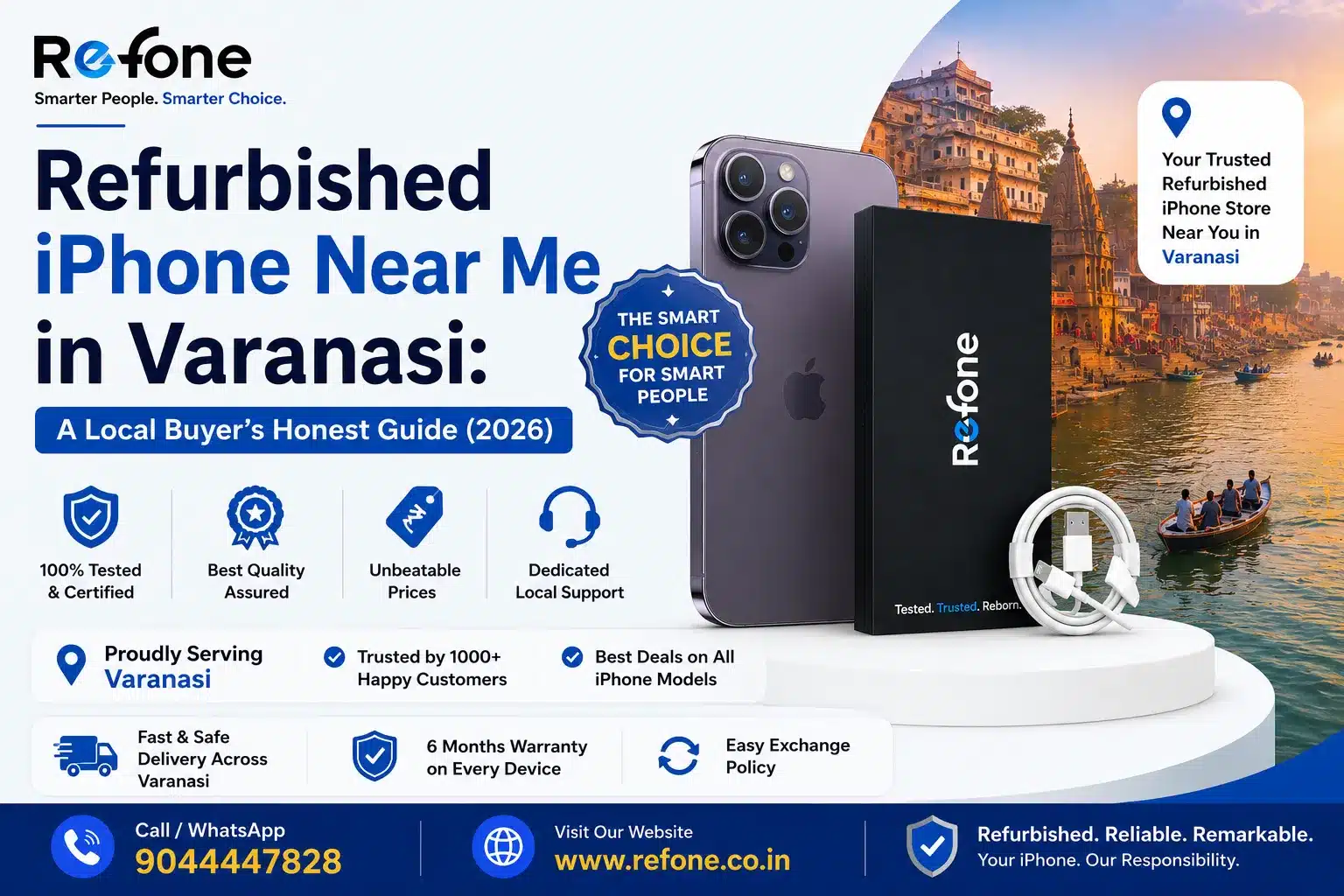 Refurbished iPhone Near Me in Varanasi: A Local Buyer’s Honest Guide (2026)