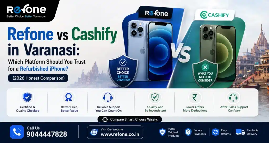 Refone vs Cashify in Varanasi