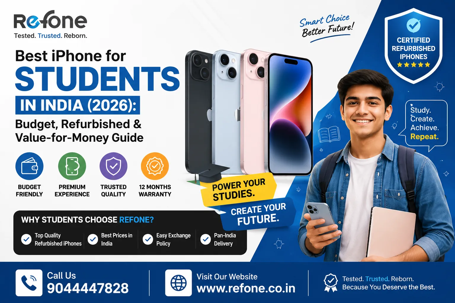 Best iPhone for Students in India (2026): Budget, Refurbished & Value-for-Money Guide