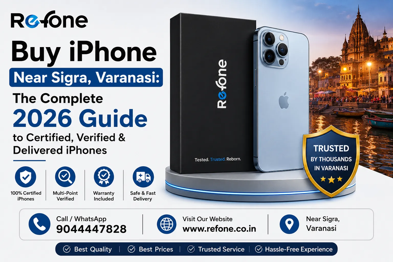 Buy iPhone Near Sigra, Varanasi: The Complete 2026 Guide to Certified, Verified & Delivered iPhones