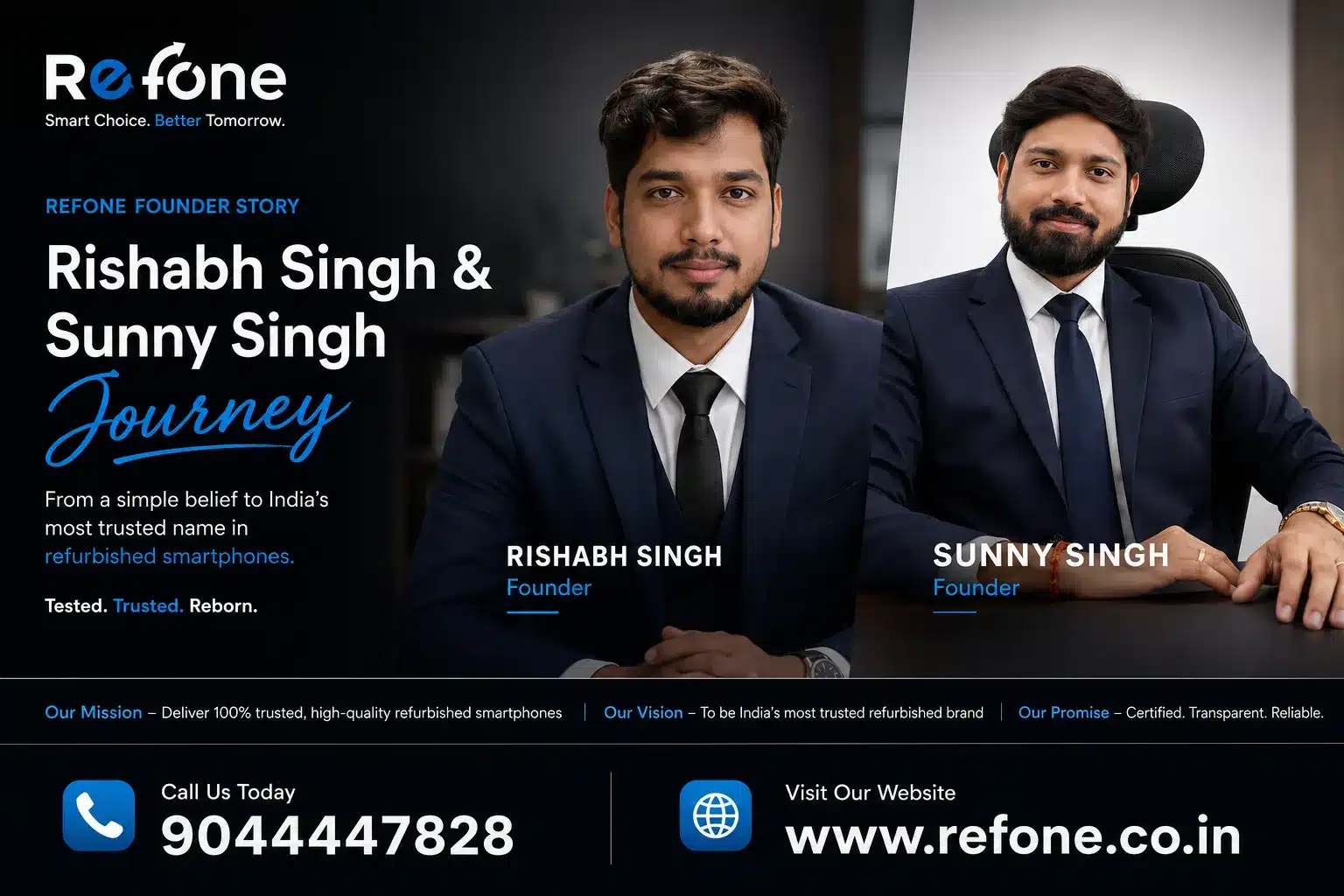 The Story Behind Refone: How Rishabh Singh and Sunny Singh Are Transforming India’s Refurbished iPhone Market