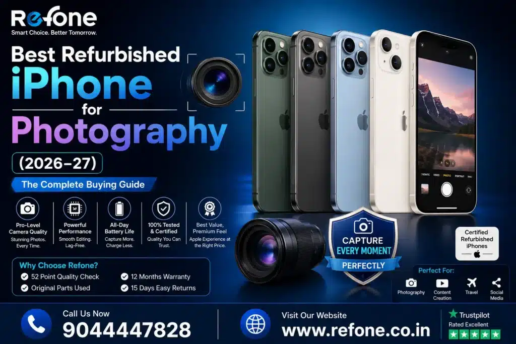 Best Refurbished iPhone for Photography (2026–27)