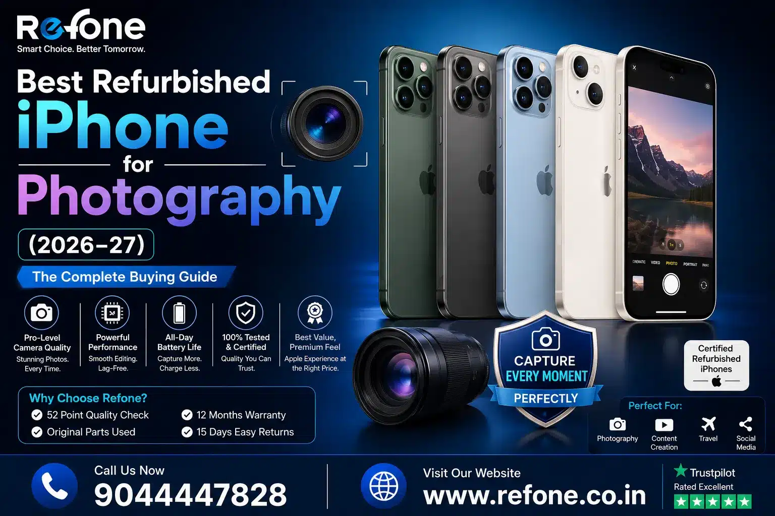 Best Refurbished iPhone for Photography (2026–27): The Complete Buying Guide