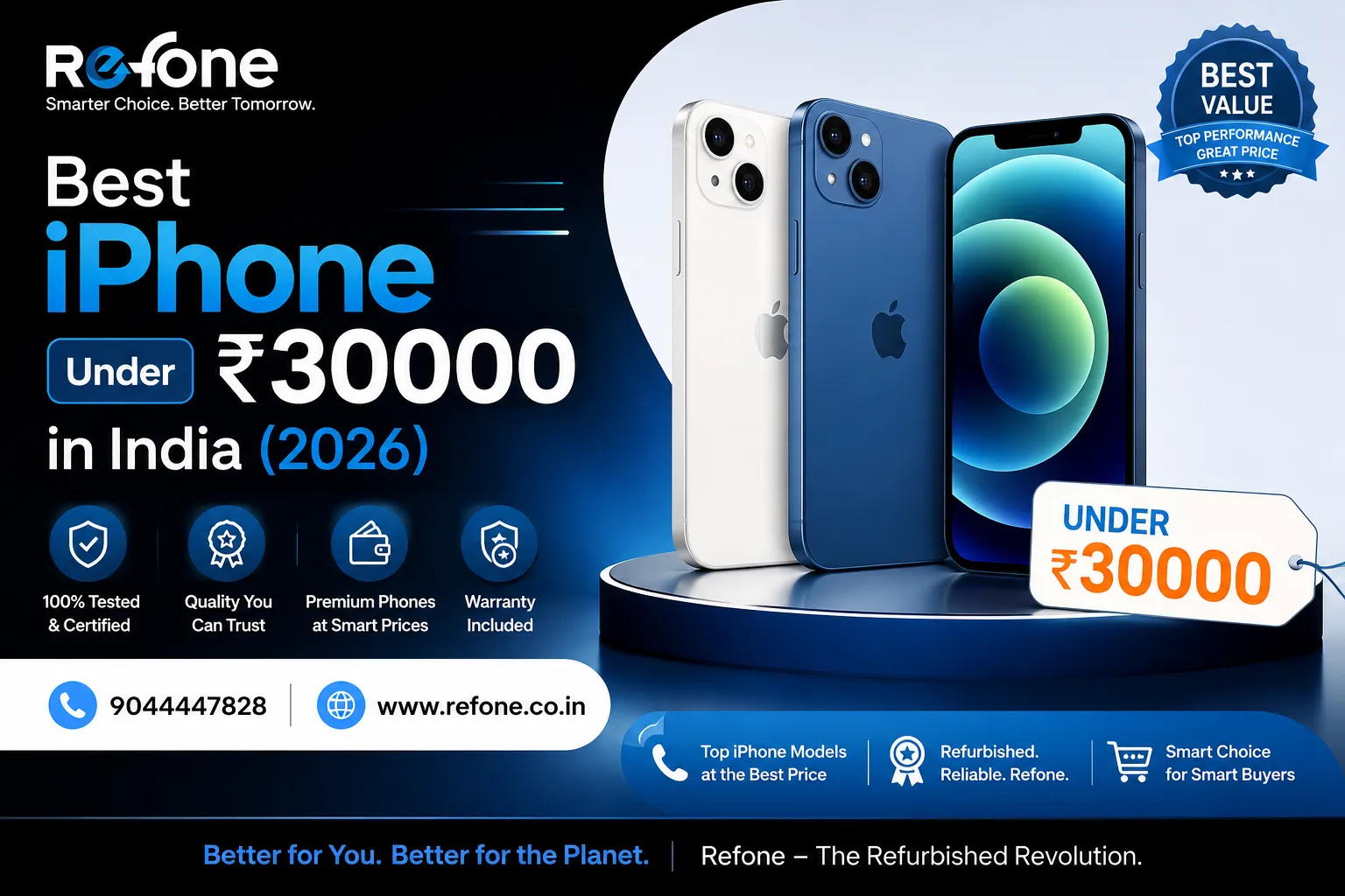 Best iPhone Under ₹30000 in India (2026): Expert Picks, Verified Specs & Honest Comparison