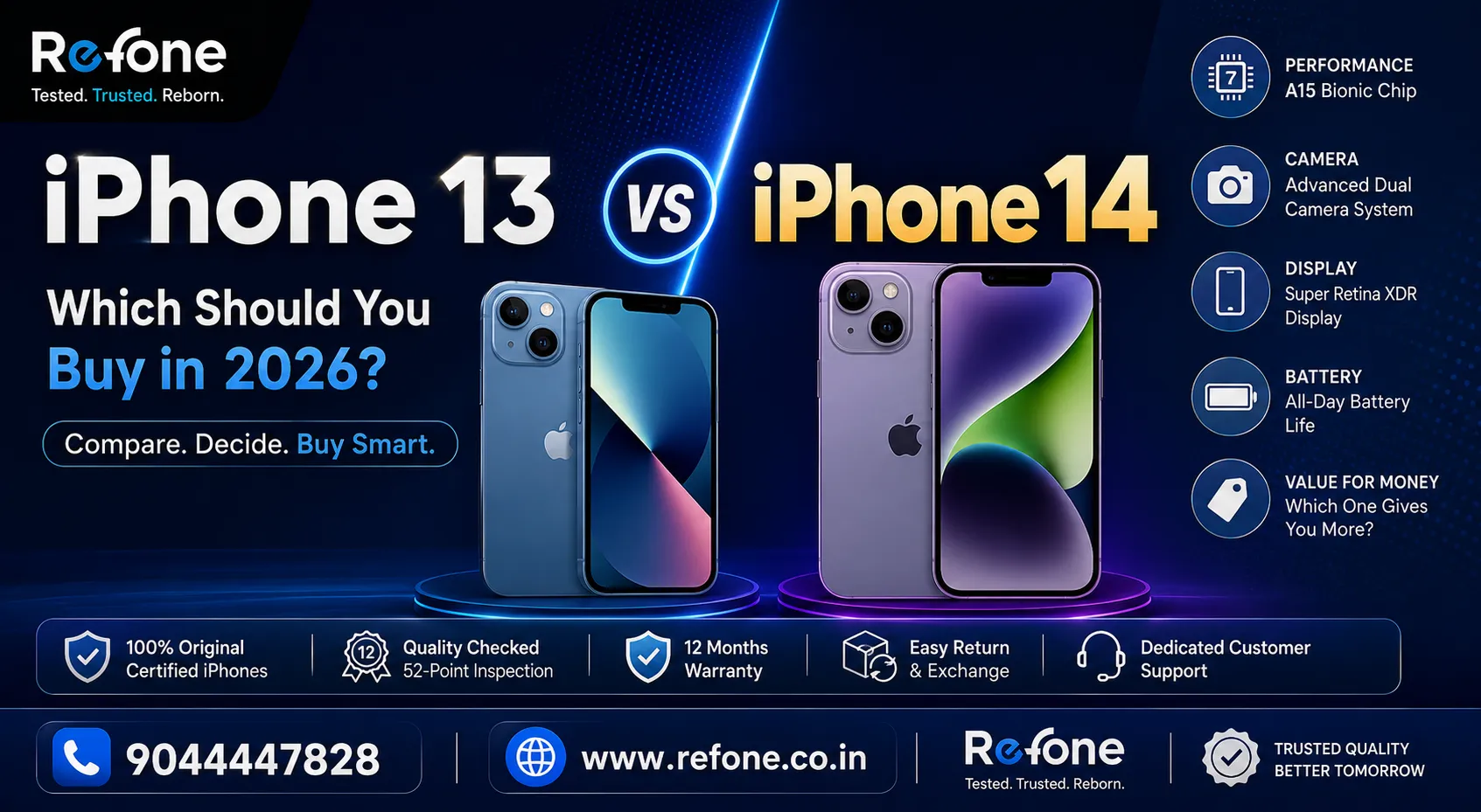 iPhone 13 vs iPhone 14 – Which Should You Buy in 2026?