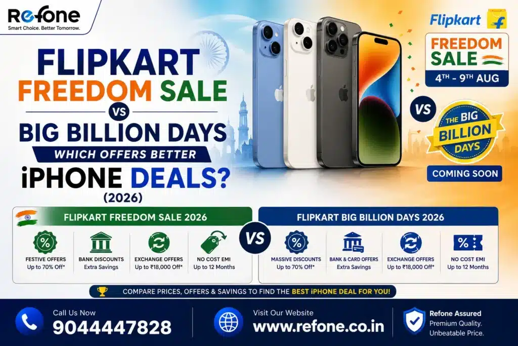 Flipkart Freedom Sale vs Big Billion Days