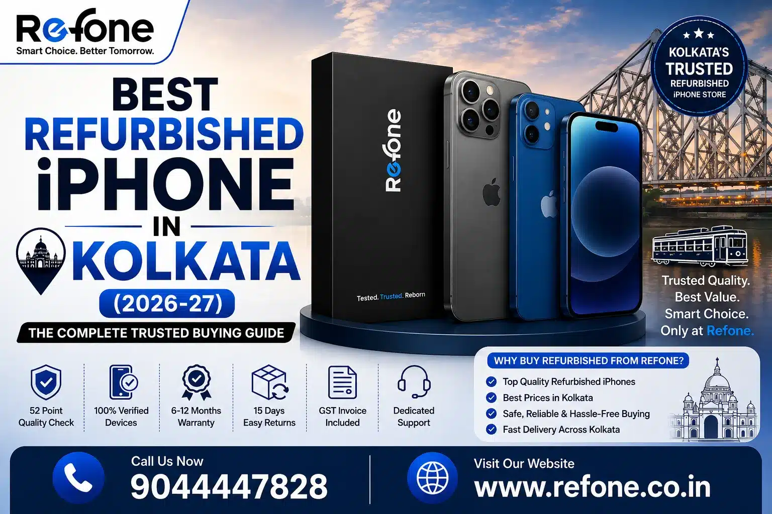 Best Refurbished iPhone in Kolkata (2026-27): The Complete Trusted Buying Guide