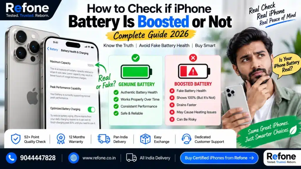 How to Check if iPhone Battery Is Boosted or No