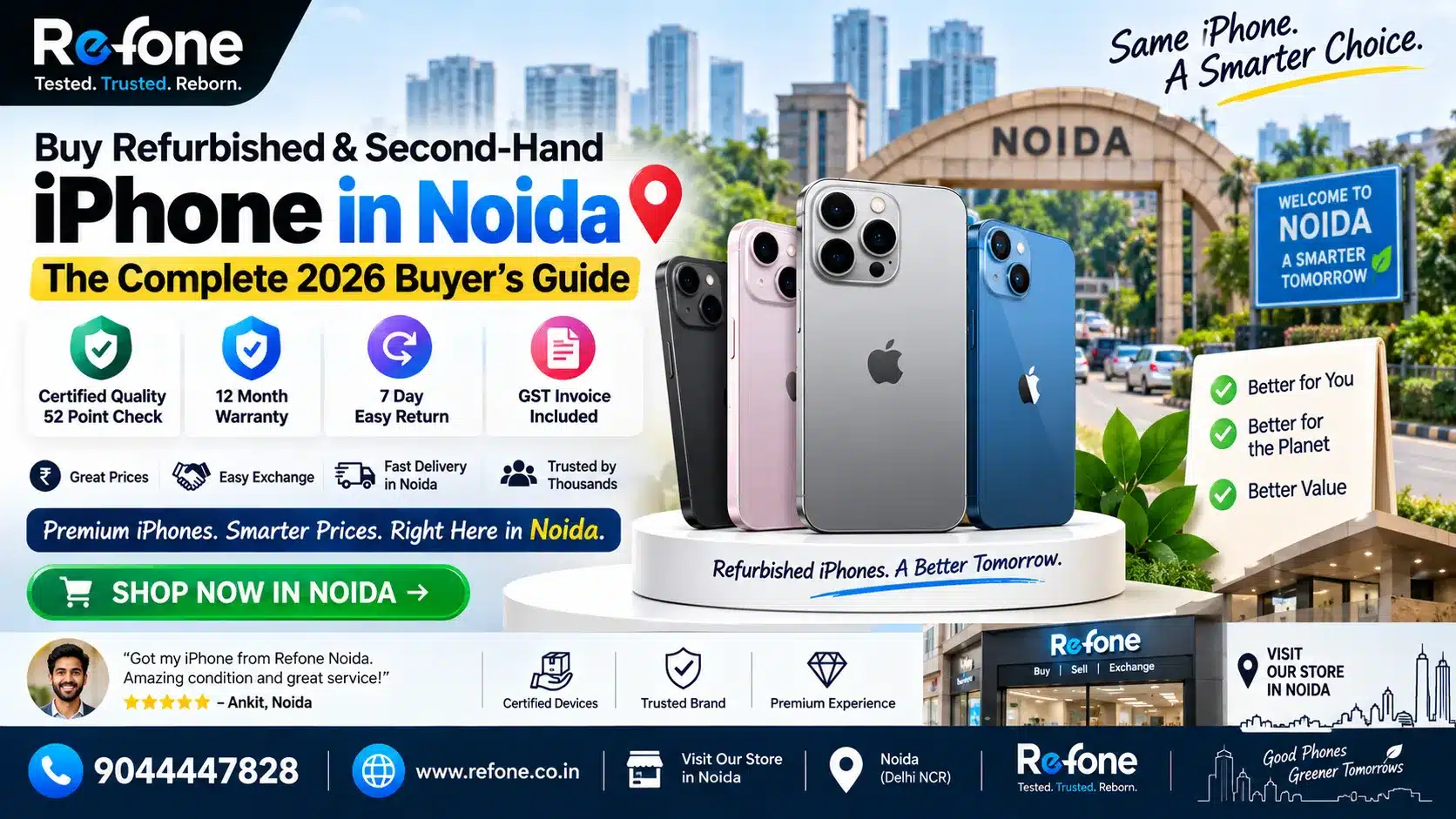 Buy Refurbished and Second-Hand iPhone in Noida: The Complete 2026 Buyer Guide