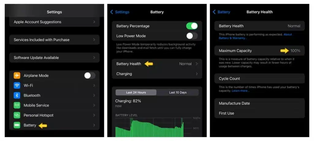 Check if iPhone Battery Is Boosted