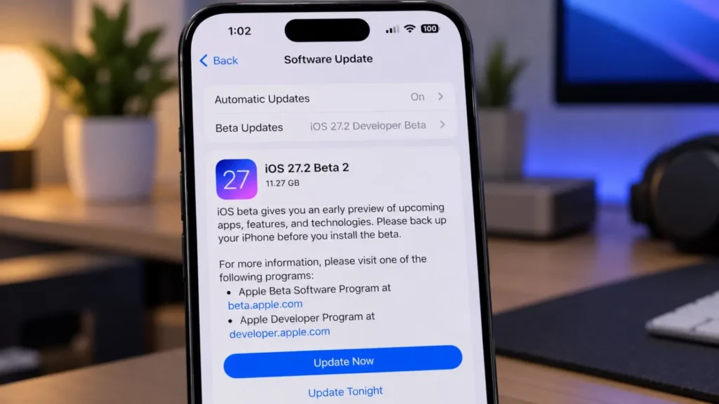 iOS 27.2 Update