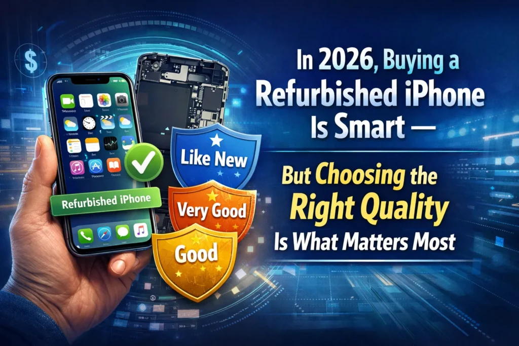 Buying a Refurbished iPhone Is Smart — But Choosing the Right Quality Is What Matters Most